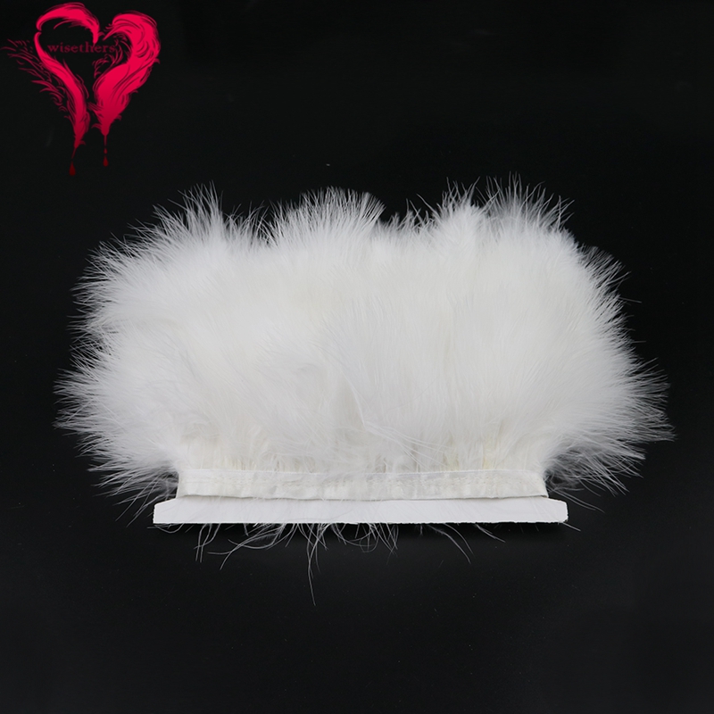 Feather Trim Marabou - 1 メートルファンシーソフトふわふわ染めカラフルな七面鳥マラブーフェザーリボンレーストリム 6-8 センチメートルパーティードレス衣服装飾フリンジ