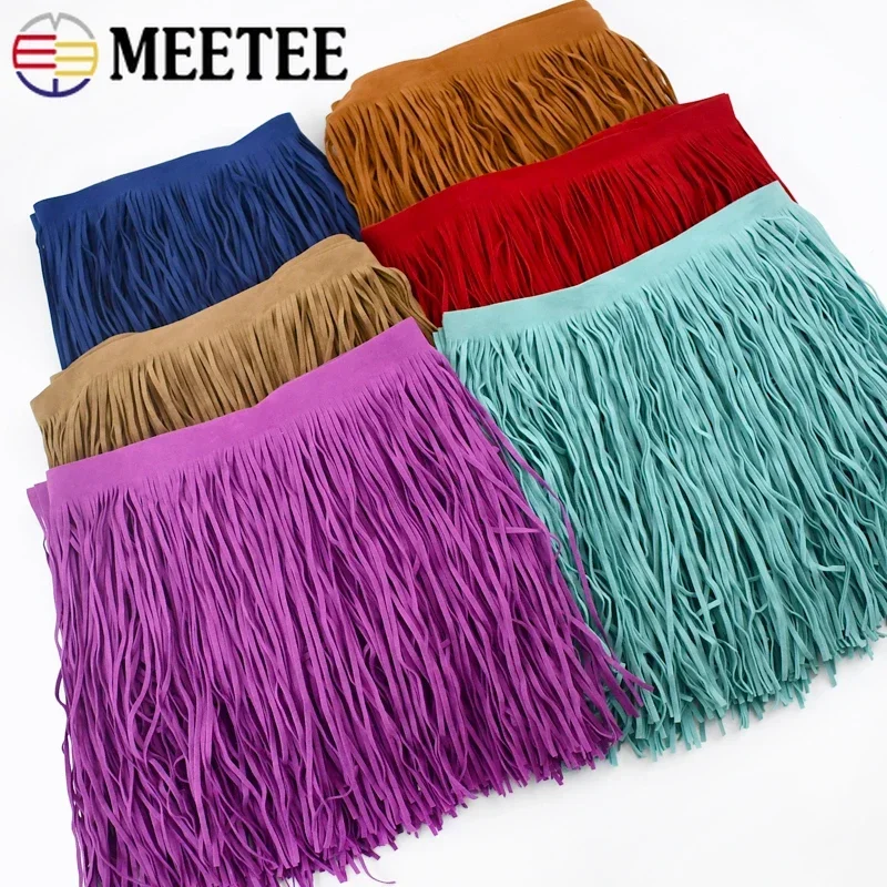 Fringe Ribbon Sewing - 2 メートルフリンジリボン 10-30 センチメートル革スエードタッセルレースドレス装飾ハンドバッグ荷物トリミング縫製アクセサリー