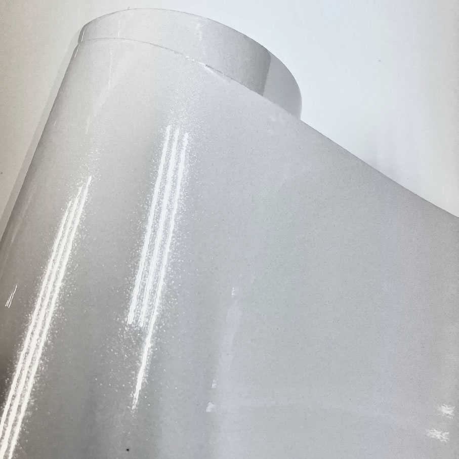 Glitter Vinyl Roll - 50cm×600cm 高光沢ホワイトグリッターダイヤモンドビニールラップフィルムステッカーロール 粘着剤付き DIYデカール 車・バイクアクセサリー用