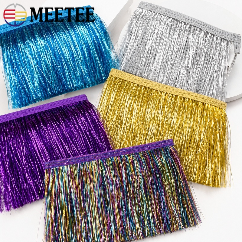 Fringe Ribbon Sewing - 5/10M 10/15/20cm スパンコールタッセルフリンジトリム ポリエステルレースリボン ラテンドレス ステージ衣装