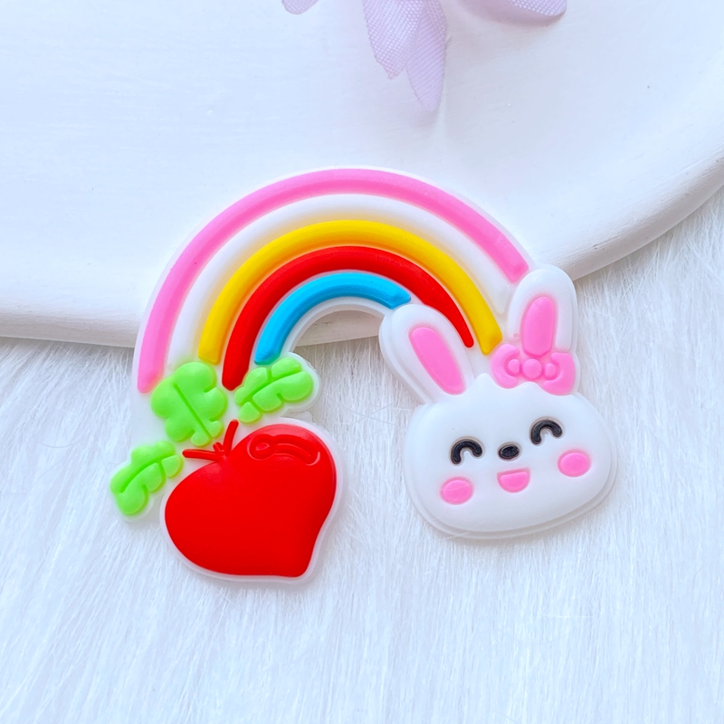 装飾用の柔軟なレインボーステッカー,動物のフルーツモチーフ, - Embellishment Glue Craft のレビューと価格