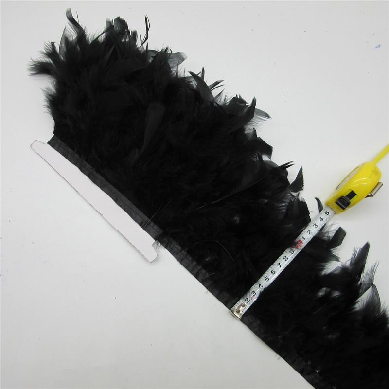 2ヤードの七面鳥の羽飾り、ふわふわのマラブー、15〜20cm - Feather Trim Marabou のレビューと価格