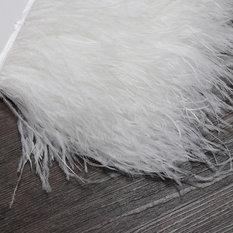 13-18 センチメートル 6 メートルダチョウの羽トリム布 - Feather Trim Marabou のレビューと価格
