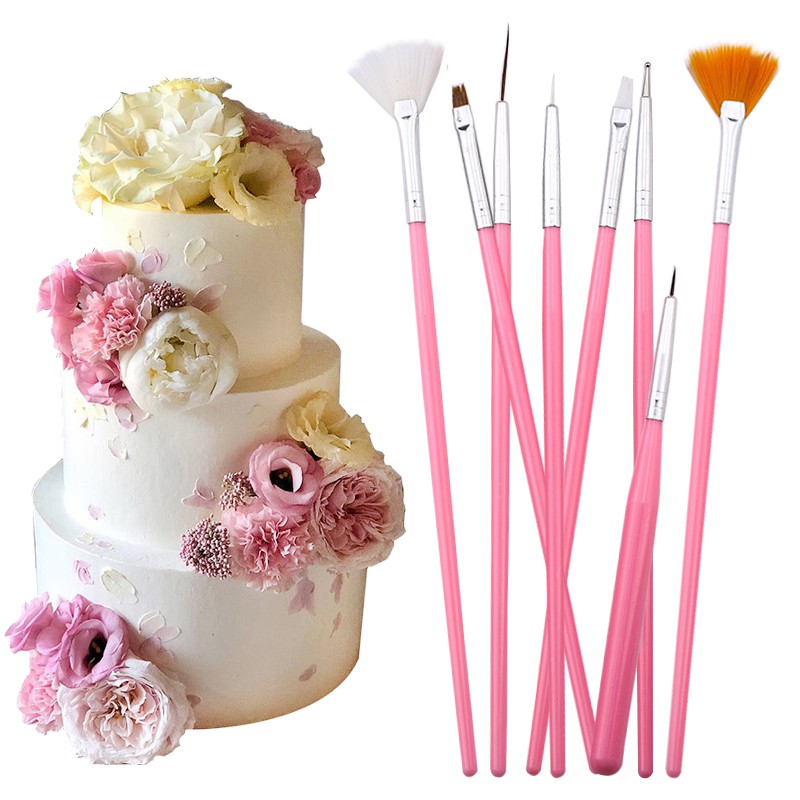 15 ピース/セットシュガークラフトブラシフォンダンケーキブ - Embellishment Crafts のレビューと価格
