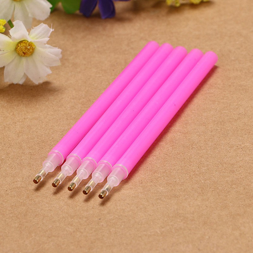 卸売 50/100 個プラスチックダイヤモンド塗装ペンポイン - Embroidery Embellishments のレビューと価格