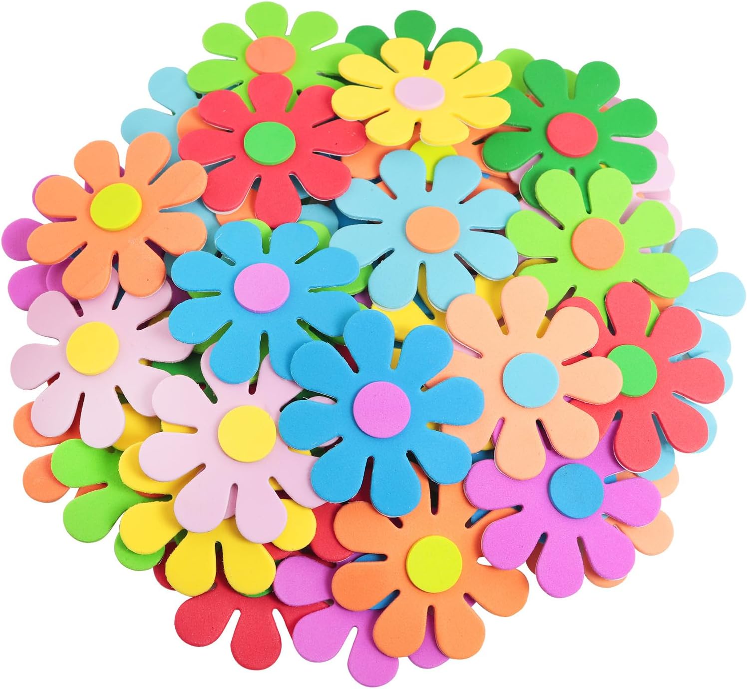 3Dフラワーフォームステッカー 春の芸術工芸品 母の日 幼稚 - Embellishment Crafts のレビューと価格