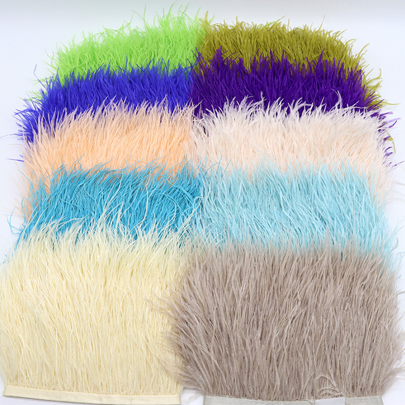 1 メートル 8-10 センチメートル黒ダチョウの羽トリム工 - Feather Trim Marabou のレビューと価格