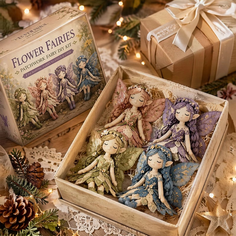 妖精のパッチワークソーイングキット 4点セット DIYクラフ - Embellishment Crafts のレビューと価格