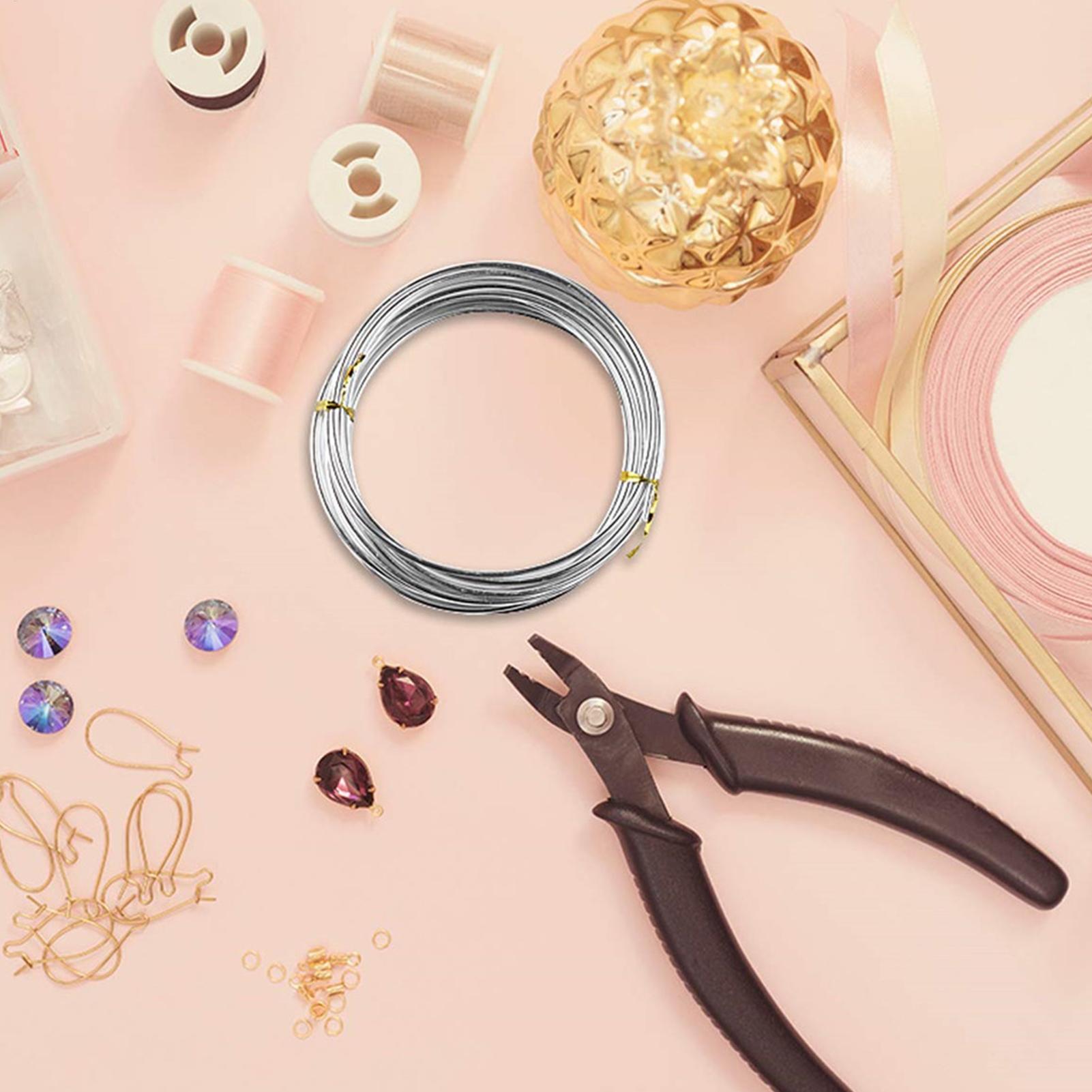 曲げ可能なクラフトワイヤー抗フェードソフトシルバーカラー曲げ - Embellishment Crafts のレビューと価格