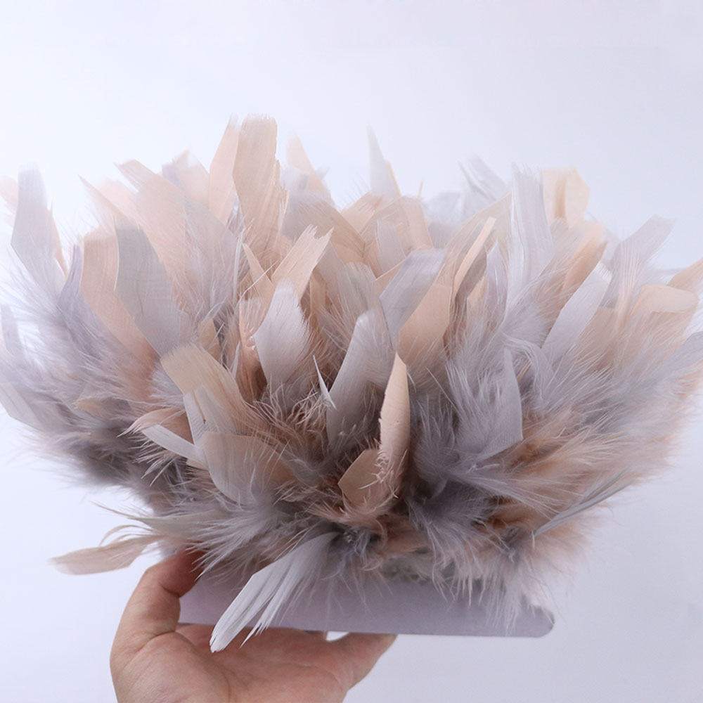 ふわふわの七面鳥のマラブーフェザーフリンジリボン、柔らかい羽 - Feather Trim Marabou のレビューと価格