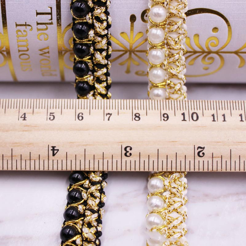 10 ヤード DIY アクセサリーパールレースリボンタッセル - Fringe Ribbon Sewing のレビューと価格