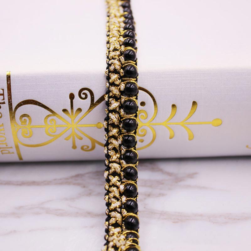 10 ヤード DIY アクセサリーパールレースリボンタッセル - Fringe Ribbon Sewing のレビューと価格
