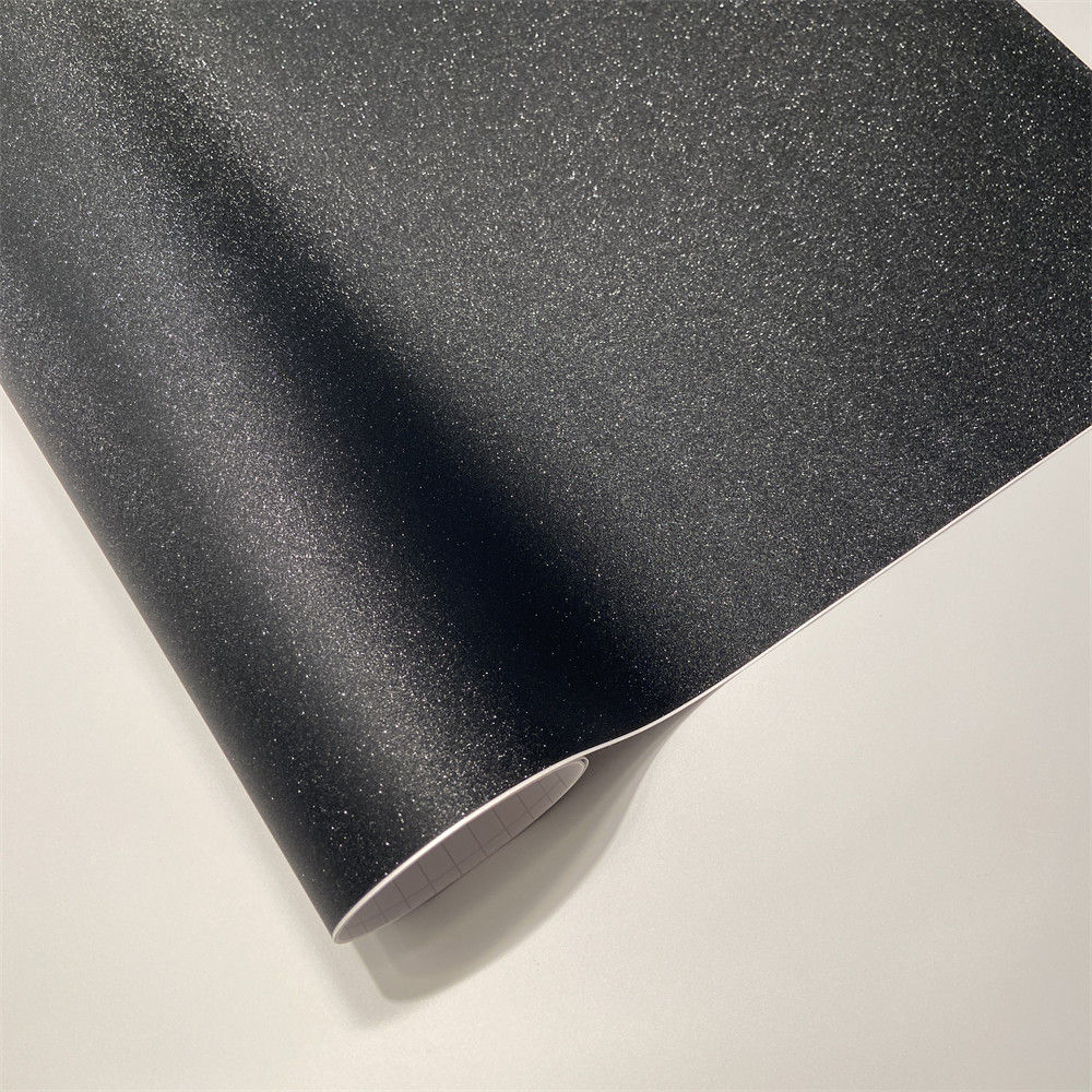 サンドグリッターブラックダイヤモンドビニールラップフィルム車 - Glitter Vinyl Roll のレビューと価格