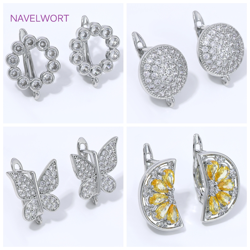 18K金メッキ扇形フラワーイヤワイヤーイヤリング金具、真鍮製 - Embellishment Crafts のレビューと価格