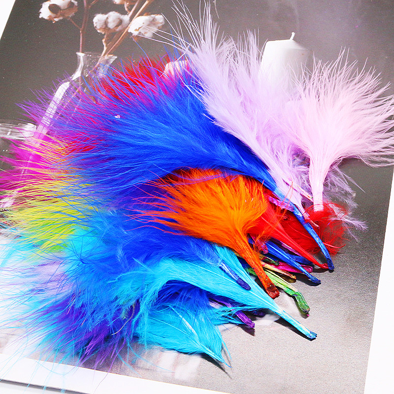色付きのウェディングドレス,8〜12cm,天然の羽,七面鳥, - Feather Trim Marabou のレビューと価格