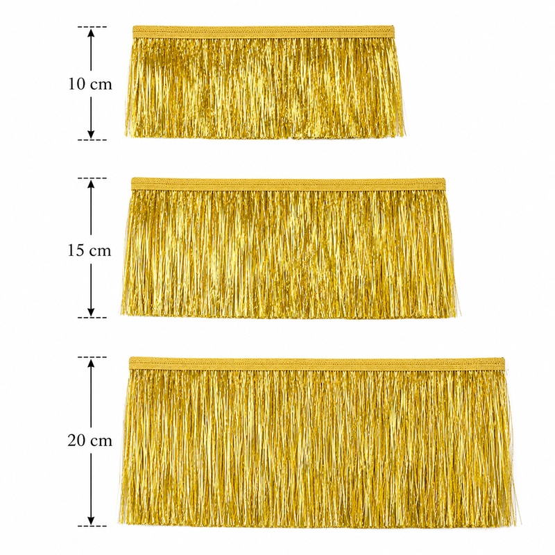 5/10M 10/15/20cm スパンコールタッセルフリン - Fringe Ribbon Sewing のレビューと価格