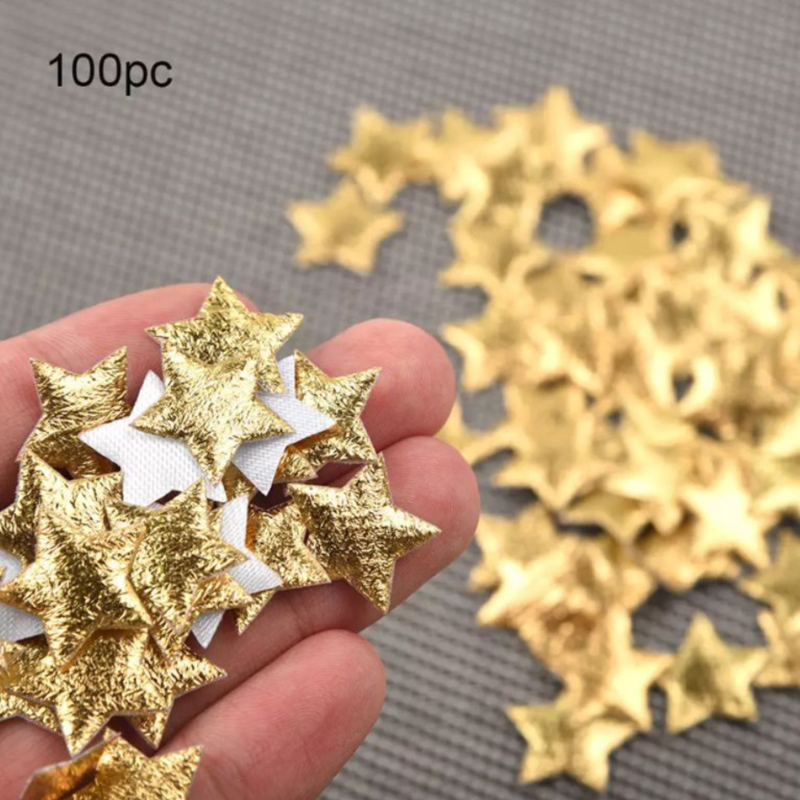 100 個ゴールド/シルバー星クリスマスパーティーの装飾泡生 - Craft Embellishment のレビューと価格