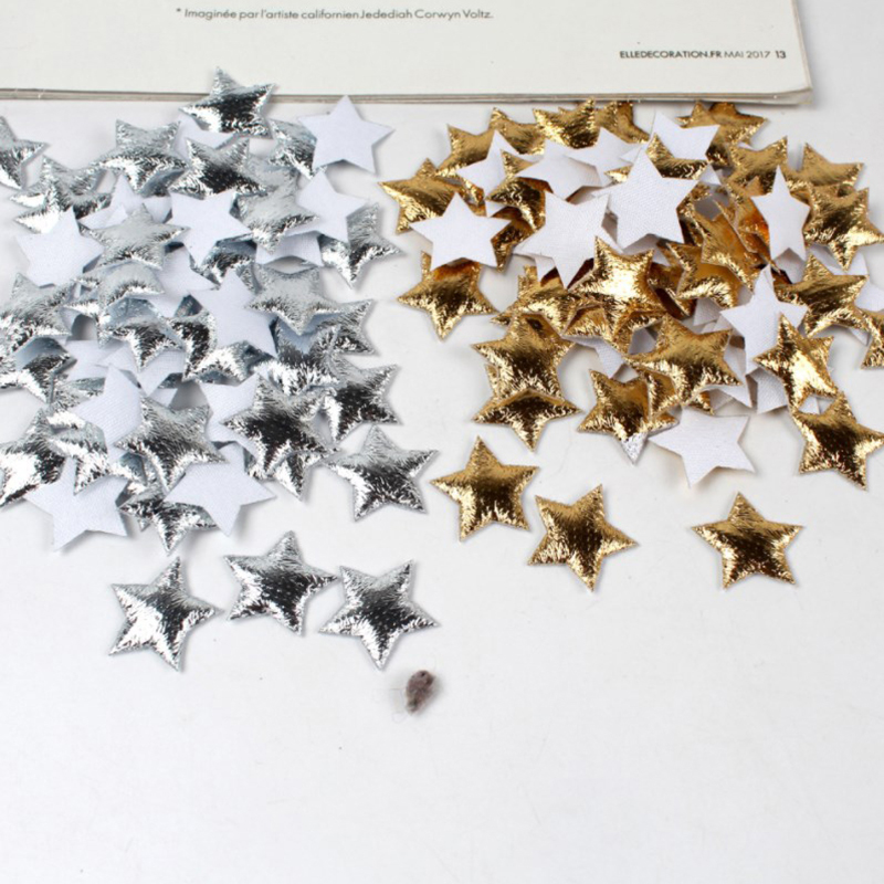 100 個ゴールド/シルバー星クリスマスパーティーの装飾泡生 - Craft Embellishment のレビューと価格